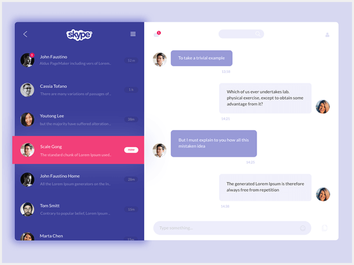 Skype redesign